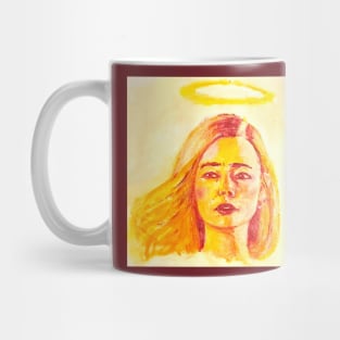 Shiv Roy with a halo Mug